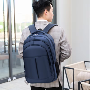 New Design Fashion Travel Outdoor Customized Logo Waterproof Zipper Polyester <b>Lightweight</b> Leisure Men's <b>Backpacks</b> - Product Image 6