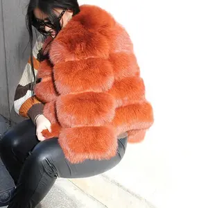 Latest 2020 Winter Trends Thick Warm Genuine Fur Winter Jacket Coat Womens Fur Coats Fox Real