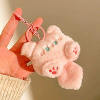 Porte-clés en peluche en gros, cadeaux promotionnels, breloques de sac, design de personnage, mini jouet en peluche doux Kawaii, porte-clés en peluche personnalisé mignon