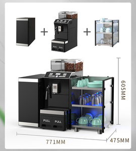 เครื่องชงกาแฟอัตโนมัติ BTB-101+5 พร้อมฟังก์ชั่นทำฟองนมและท่อสำหรับเติมนม สีดำ เหมาะสำหรับใช้ในสำนักงานและโรงแรม - Product Image 4