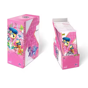 48 Scatole All'ingrosso di Carte da Collezione My Pretty Ponys e My Little Ponys Anime, Edizione Regalo Giocattolo <span class=keywords><strong>Principessa</strong></span> 40° Anniversario dell'Amicizia, Blind Box KAYOU - Product Image 5
