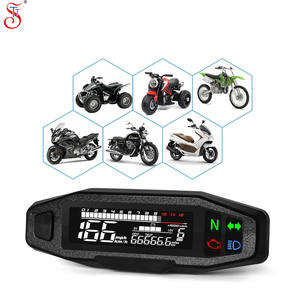 Compteur de vitesse universel pour moto, étanche, numérique, tachymètre 12000 tr/min, jauge d'huile pour moto, double compteur kilométrique, compteur de vitesse - Product Image 5