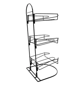 Metallo 3-Tiers cappello espositore cappello Baseball bancone Rack di stoccaggio adatto per vari cappelli