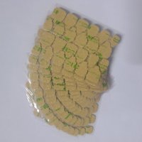 Colle à ongles en papier kraft, super adhésive, pelable, imperméable, taille extra large, jaune