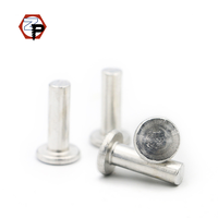 Fournisseurs de fixations DIN7338 Rivets à tête plate ronde en aluminium M2 M3 M4 M5 M6 M8 Rivets pleins