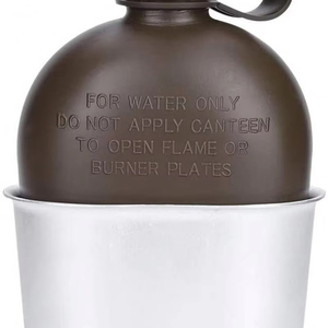 Bolsa de Lona Original de Fábrica para Cantina, Camuflaje, para Botella de Agua, para Senderismo y Camping - Product Image 1