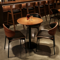 Vintage Massivholz-Tischplatte mit Metallbeinen Esszimmer-Set Perfekt für Esstische, Bars, Cafés, Restaurants und Hotels