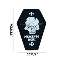 COD 19 3D Iron-on Call of Duty Tactique Badge Patch PVC Caoutchouc Silicone Tissu Fleur Forme Logo Stickers Vêtements Accessoire Crochets