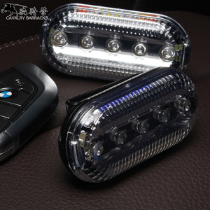 Feux stroboscopiques LED pour caserne de cavalerie, rouge et bleu, clignotants, alimentés par batterie, pour la sécurité routière - Product Image 3