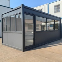 Casa Prefabricada Desmontable de Estilo Rústico, Reciclable, de Nuevo Diseño, para Granjas y Zonas Rurales, con Estructura de Acero Resistente