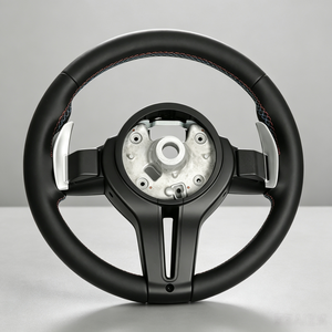 Volante Deportivo de Cuero Resistente para BMW F30 E90 M3 M5 E92 E46 E87 F22 F34 F06 E39 F07 F40 F80, Plug and Play, Superventas - Product Image 2