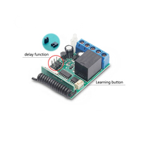 Télécommande sans fil, relais émetteur/récepteur longue distance, télécommande RF 12V DC, bouton on/off, ghz