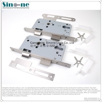 Norme européenne CE feu Mortaise Serrure à guillotine Hafele type serrure de porte OEM pour Hafele usine en Chine EN12209/ DIN18250/DIN18251