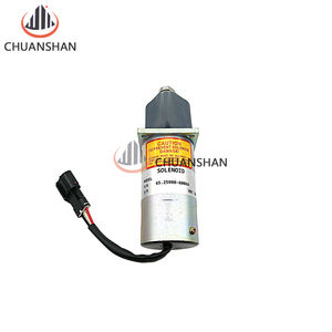 Solenoide de apagado 300743-00068 24V 65,25900-6006A Compatible con motor <span class=keywords><strong>Daewoo</strong></span> <span class=keywords><strong>Doosan</strong></span> D1146T P158LEP180LE P222LE - Product Image 2