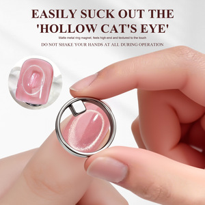 Powerful Round <b>Ring</b> Magnet Tool Fast Hollow <b>Cat</b> Eye Effect Beginner Nail Art Manicure Accessory Wholesale - Product Image 4