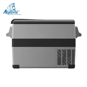 Alpicool ثلاجة سيارة Dc 12v التخييم المحمولة البسيطة 45l سيارة الفريزر شاحنة USB الثلاجة التخييم اكسسوارات