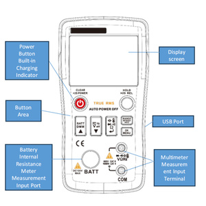Zoyi ZT-XR1 vạn năng 25000 đếm với pin kháng nội bộ thử nghiệm 2 trong 1 - Product Image 6