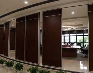 พาร์ทิชันผนังพีวีซีแบบแมนนวลพับได้สำหรับสำนักงานผนังพาร์ทิชันกันเสียงแบบพกพาพาร์ทิชันผนังภายในพับได้บานเลื่อนห้อง - Product Image 4