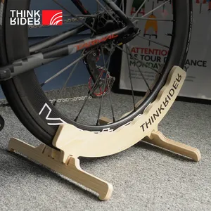 ThinkRider – présentoir de vélo vtt en bois de haute qualité, rangement intérieur, support de stationnement pour vélo de route