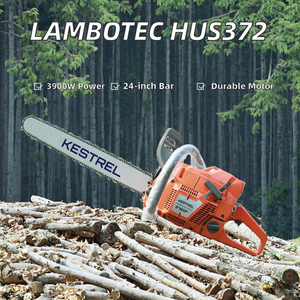 เลื่อยโซ่ยนต์เบนซิน Lambotec LGH372 ขนาด 24 นิ้ว พร้อมมอเตอร์ไร้แปรงถ่าน 3900W OEM DIY สำหรับตัดไม้ - Product Image 2