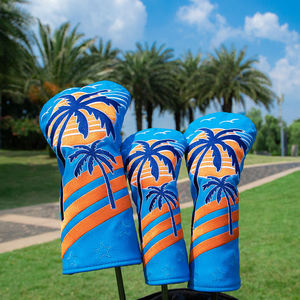 Échantillon Gratuit : Housse de Tête de Golf avec Bande Élastique et Broderie de Logo – Ensemble de Housses pour Driver, Fairway et UT - Product Image 3