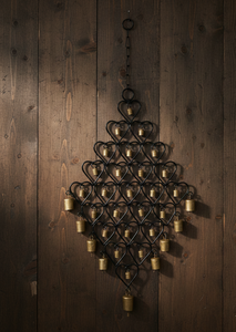 Campana de Viento Larga de Metal con Forma de Corazón, con 25 Corazones Pequeños, Campanas de Viento de Pared, Diseño Antiguo, Nuevo, de Lujo, al por Mayor - Product Image 2