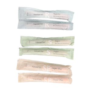 Tampons en coton biologique jetables avec applicateur en carton, tampons en coton biologique non parfumés en gros, super absorbants - Product Image 4