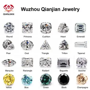 Wholesale Loose Moissanite Gemstone D Color VVS Oval Cut Mosanite Diamond