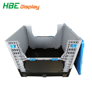 Contenedor de palés plegable a granel grande de servicio pesado Caja de palés de plástico plegable - Product Image 3