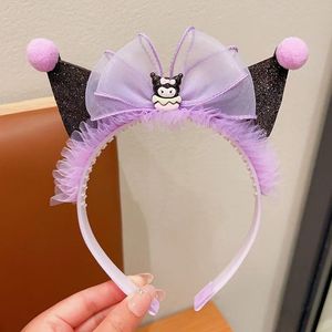 Carino cartone animato corona testa <span class=keywords><strong>principessa</strong></span> carta di lavaggio dei capelli per le ragazze trecce per bambini cerchietto per capelli - Product Image 6