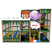 Labyrinthe intérieur coulissant pour enfants, équipement de jeu bon marché