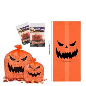 Christmas <b>Pumpkin</b> Head Pet Garbage Bag PE Halloween Packaging Bag - Product Image 1