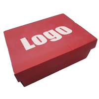 Boîtes de Rangement pour Chaussures Grand Format avec Impression de Logo Personnalisé, pour Baskets Rouge et Noir