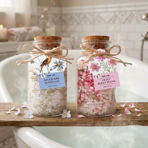 <span class=keywords><strong>Sal</strong></span> <span class=keywords><strong>de</strong></span> Baño Orgánica <span class=keywords><strong>de</strong></span> Lujo con Flores en Envases Personalizados con Etiqueta Privada y MOQ Bajo - Product Image 2