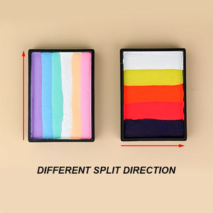 Payaso profesional hombres 10g no tóxico que brilla en la oscuridad Aqua Split Cake pintura corporal de <span class=keywords><strong>cara</strong></span> blanca a base de agua <span class=keywords><strong>para</strong></span> niños - Product Image 5