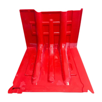 Barrera de Rescate para Inundaciones Directa de Fábrica, Barrera de Agua Combinada de ABS, Ligera, Curva Interna Tipo L, Roja, Impermeable