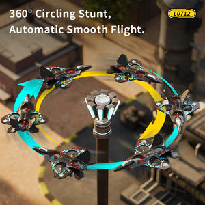 Avion de Chasse Télécommandé 2.4G Wi-Fi 6 Canaux V17 en Mousse EPP avec Composants Métalliques, Modèle RC de Stunt Aéronautique - Product Image 2