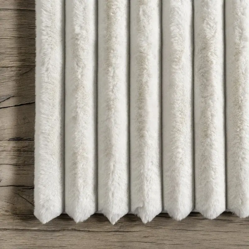 Tapete de tecido de pelúcia branco para decoração de casa, tapete de pele sintética de pilha longa, decorado com boa qualidade, para sala de estar, 2024
