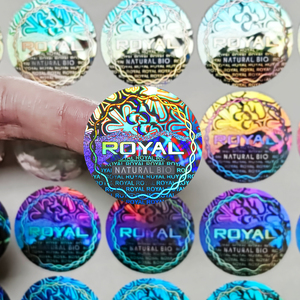 <span class=keywords><strong>Qr</strong></span> sticker tự VIC dập nổi thông qua tấm mô holography 5micron mỏng hiển thị in ấn nhãn thẻ năng động Hologram-Sticker - Product Image 4