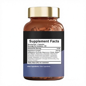 MNK Capsules <span class=keywords><strong>de</strong></span> complexe <span class=keywords><strong>de</strong></span> citrate <span class=keywords><strong>de</strong></span> magnésium 12-en-1 pour adultes - Complément naturel avec soutien au sommeil, emballage OEM - Product Image 4