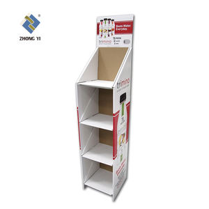 Estante de exhibición de cartón corrugado, estante de exhibición de cartón para suelo Pop personalizado, soporte de exhibición de cartón - Product Image 5