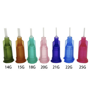 Industrial jarum fleksibel PP presisi 1/4 inci, lem <span class=keywords><strong>Luer</strong></span> plastik, ujung sekrup, mulut pipa jarum, jarum fleksibel, 14 g-25 G - Product Image 2