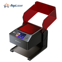AlgoLaser Pixi Smart CO2 Laser Engraver Enclosure, machine CNC à refroidissement par eau pour gravure 3D sur bois, contreplaqué, MDF, cristal, AI/DXF