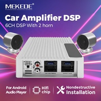 MEKEDE amplifier DSP mobil universal, pemutar audio BT nirkabel, pengaturan dukungan musik android, host DSP APP linkage kontrol untuk amplifier mobil universal