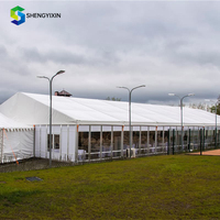 Tente de mariage 30x50m, chapiteau extérieur en aluminium pour 300-500 invités, couverture en PVC blanc, réception de fête, banquet, événement
