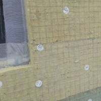 Vente flash : Panneau mural décoratif isolant pour façade de maison avec dalle en laine de roche et feuille d'aluminium d'un côté