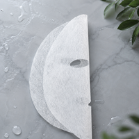 Mascarilla Facial de Gel de Hielo con Fibra de Cupro y Algas Marinas Y456, 26g, Mezcla de Fibra Marina Refrescante, Mascarilla Seca con Transparencia Similar al Vidrio