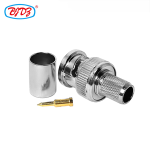 Bncオスrg6ピンチューブプラグRF同軸ケーブルBNCコネクタ - Product Image 4