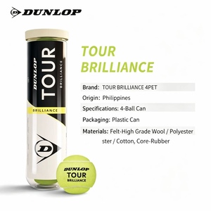 <span class=keywords><strong>Pelotas</strong></span> de Tenis <span class=keywords><strong>Dunlop</strong></span> de Goma para Entrenamiento y Práctica en Todo Tipo de Cancha, TS, Arena, Césped Duro, Paquete de 4 - Product Image 3