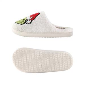 Nouvelle maison noël <span class=keywords><strong>Grinch</strong></span> chaud hiver coton pantoufles Couples hommes et femmes à semelles épaisses chaussures à semelles souples épais antidérapant - Product Image 3